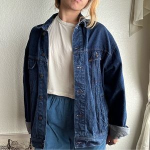 Vintage Dark Wash Denim Jacket